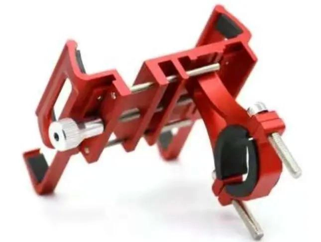SOPORTE METALICO PARA TELE FONO CELULAR EN BICICLETA O MOTO - 8