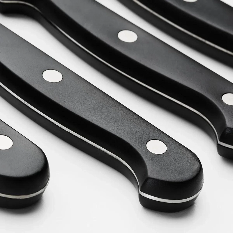 SET DE 4 CUCHILLOS DENTADOS DE ACERO INOXIDABLE DE 22 CM - 2