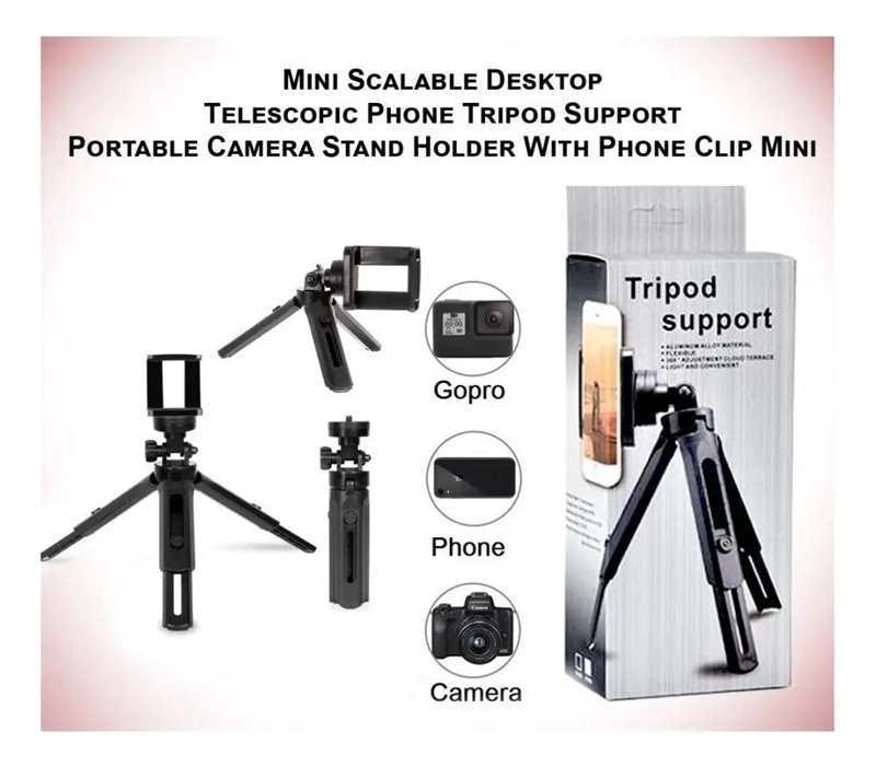 TRIPODE FLEXIBLE 360 GRADOS PARA SMARTPHONE DE 22CM - 7