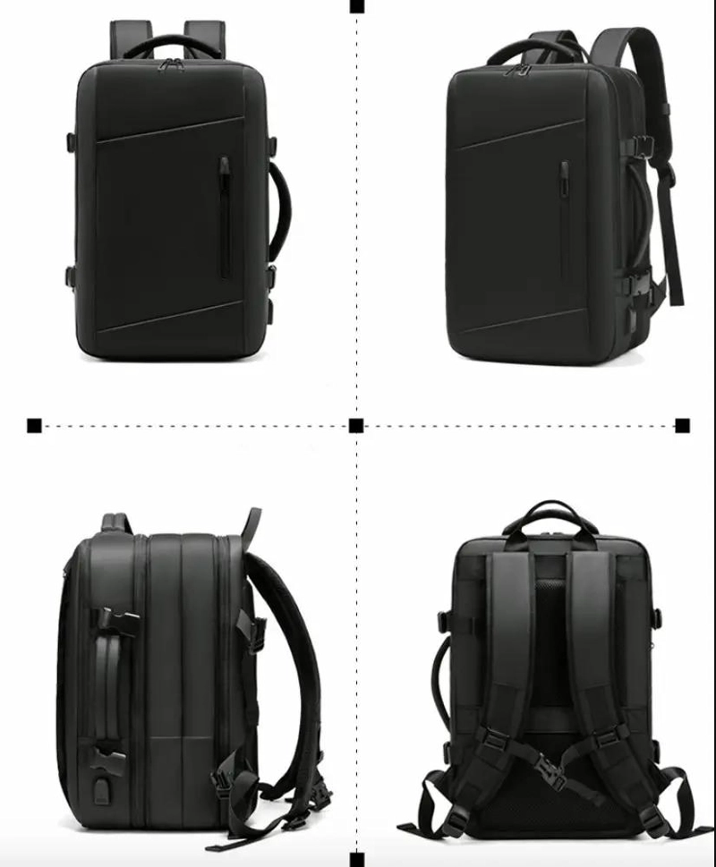 MOCHILA MALETA IMPERMEABLE ANTIRROBO EXPANSIBLE 35 LITROS - 7