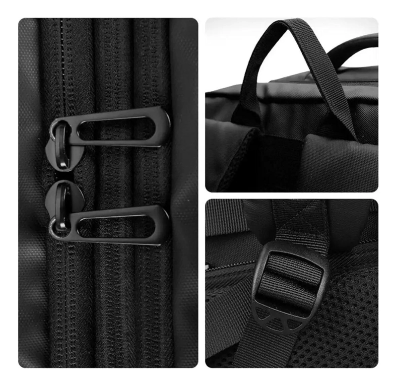 MOCHILA MALETA IMPERMEABLE ANTIRROBO EXPANSIBLE 35 LITROS - 8