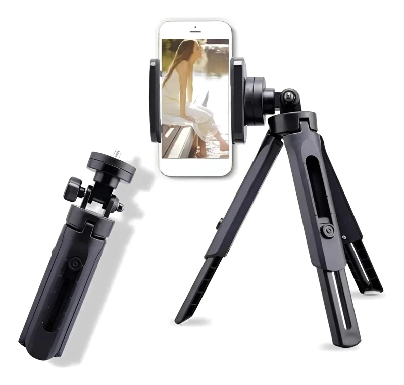 TRIPODE MINI AJUSTABLE PARA FOTOGRAFIA DE SMARTPHONES - 1