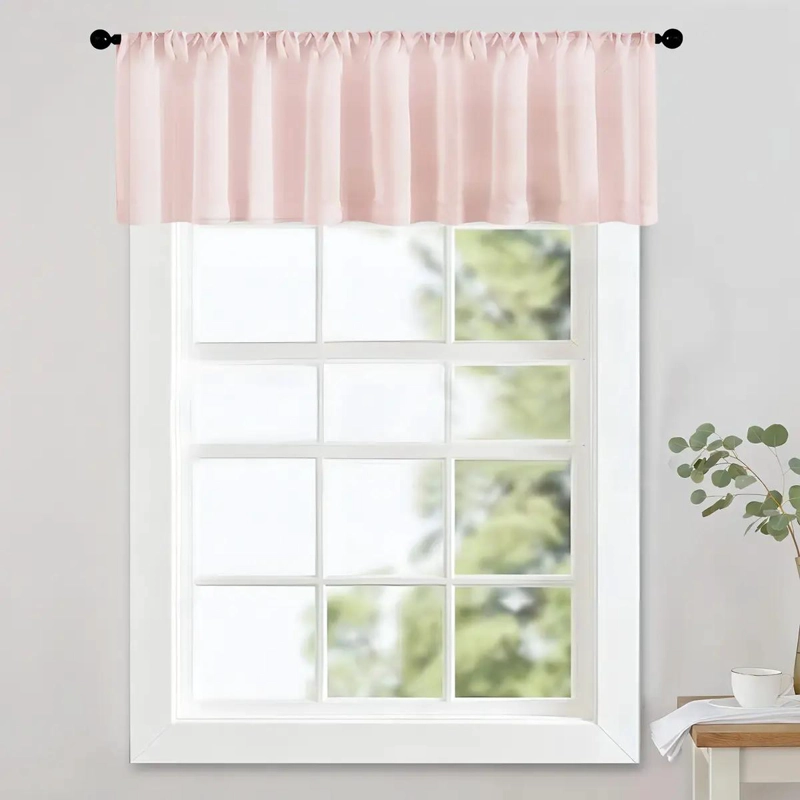 CENEFA TRANSPARENTE ROSA DE 54 X 16 PULGADAS PARA DECORACION - 1