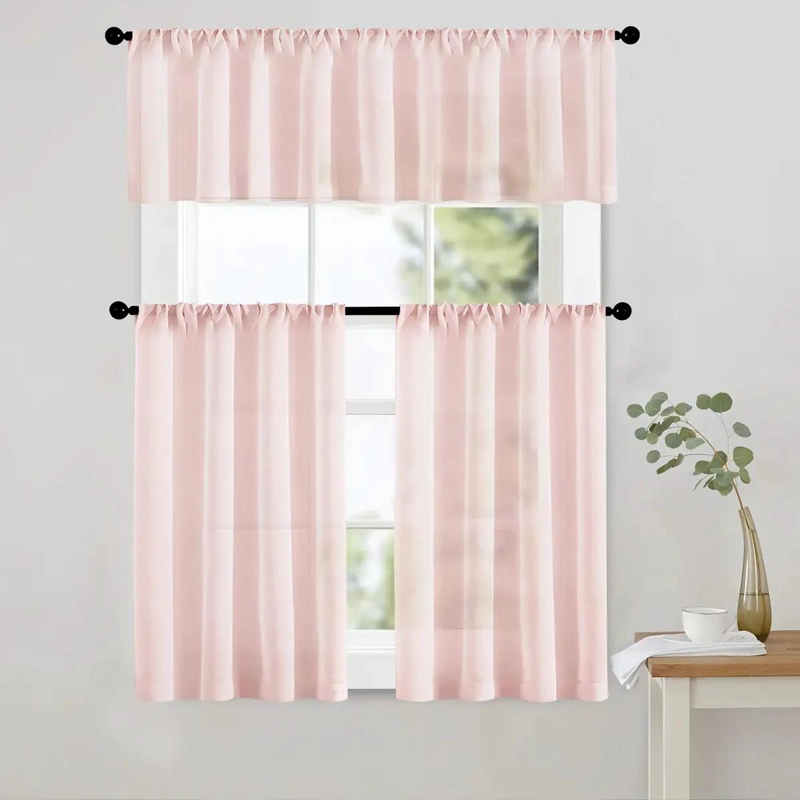 CENEFA TRANSPARENTE ROSA DE 54 X 16 PULGADAS PARA DECORACION - 5