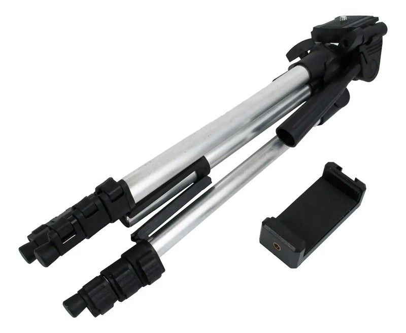 TRIPODE LIGERO CON SOPORTE PARA TELE FONO Y AJUSTE DE ALTURA - 5