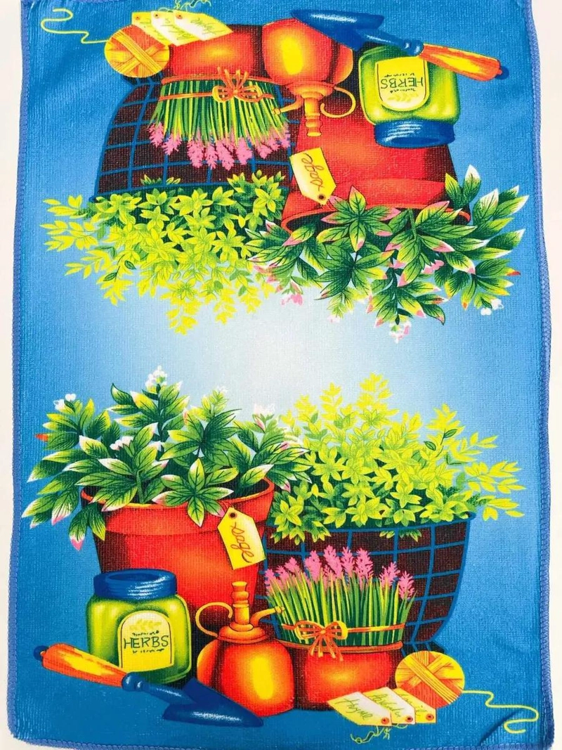 SET DE 12 PAÑOS DE COCINA DE MICROFIBRA 40X60 CM - 9
