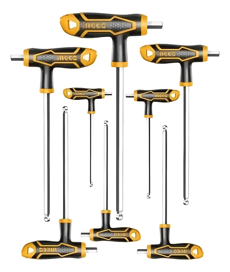 LLAVE ALLEN FIJA 2 A 10 MM CON MANGO ANTIDESLIZANTE - 2