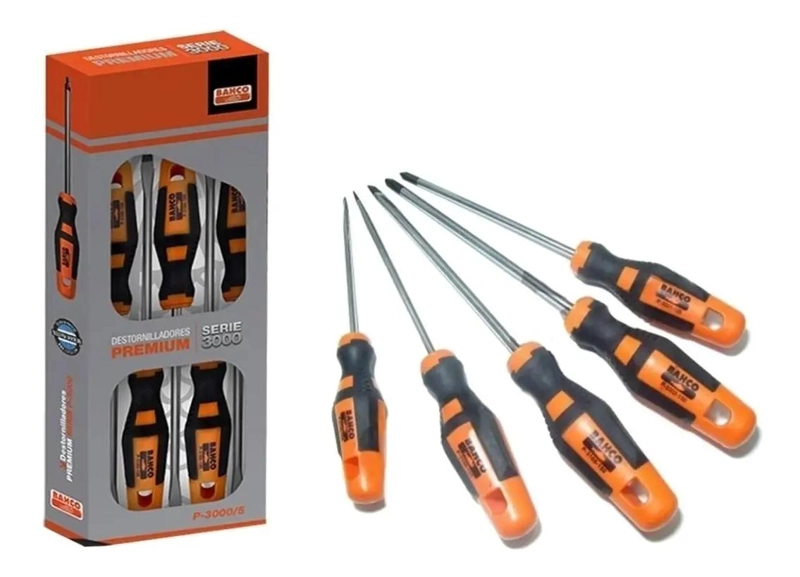 PACK DE 5 DESTORNILLADORES ERGONOMICOS - 3