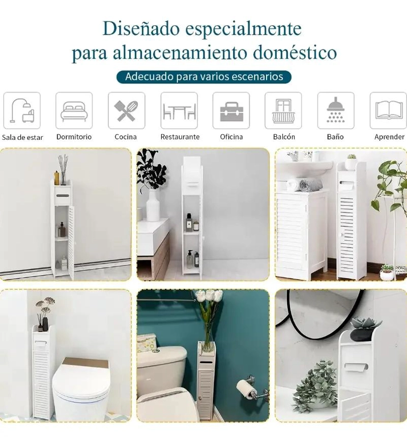 ESTANTE ORGANIZADOR ESQUINERO PARA BAÑO Y COCINA - 6