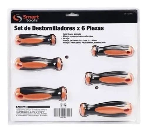 SET DE 6 DESTORNILLADORES VERSATILES - 1