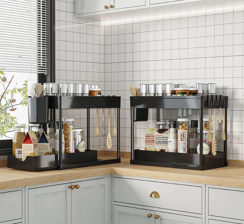ESTANTE ORGANIZADOR MULTIFUNCIONAL PARA COCINA Y BAÑO - 5