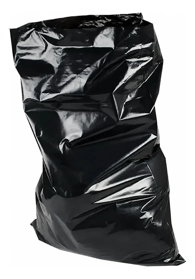 BOLSA DE BASURA NEGRA 110X120 CM PARA USO DOME STICO - 1