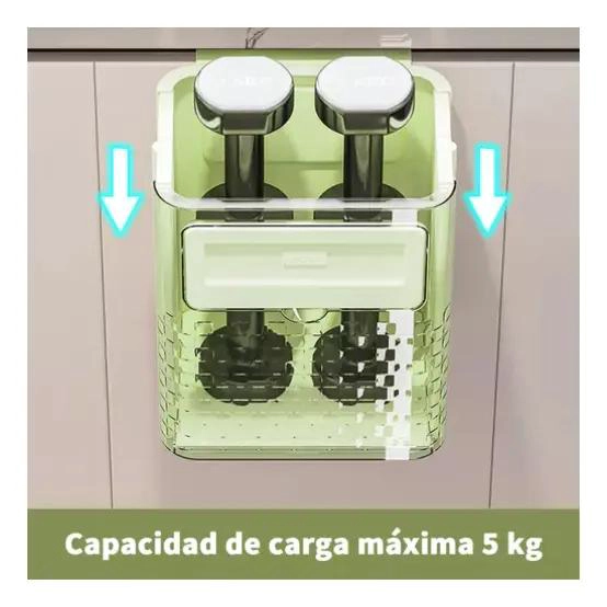 PAPELERA PLEGABLE MONTABLE PARA COCINA Y BAÑO - 4