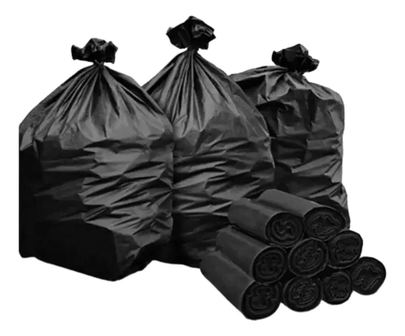 PACK DE 100 BOLSAS DE BASURA PEQUEÑAS 50X70 CM - 1