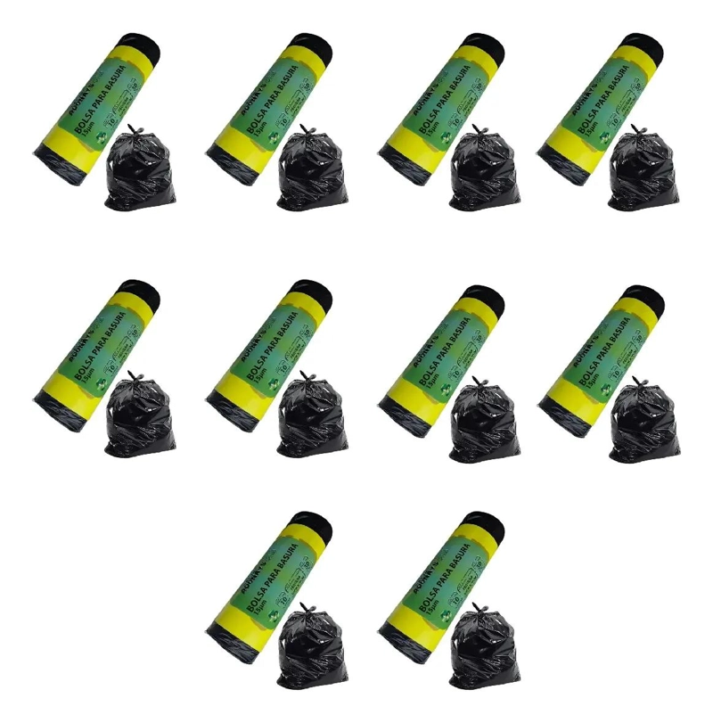 PACK DE 100 BOLSAS DE BASURA PEQUEÑAS 50X70 CM - 4