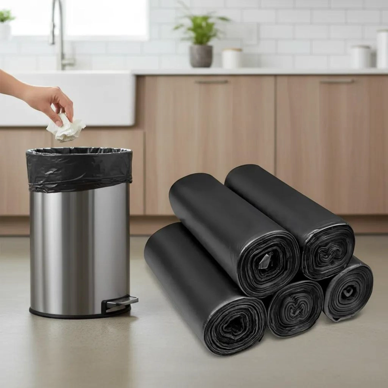 BOLSAS DE BASURA NEGRAS 80X110 CM EN PAQUETE DE 60 UNIDADES - 4