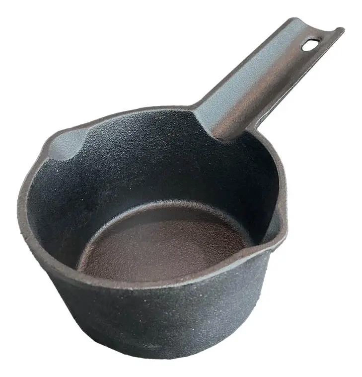 MINI CAZO DE HIERRO FUNDIDO PARA COCINAR 12 CM - 1