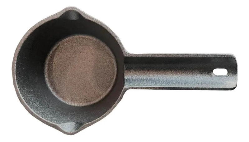 MINI CAZO DE HIERRO FUNDIDO PARA COCINAR 12 CM - 3