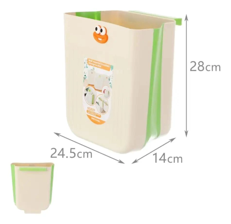 BASURERO PLEGABLE MULTIUSO RESISTENTE PARA HOGAR Y JARDIN - 2