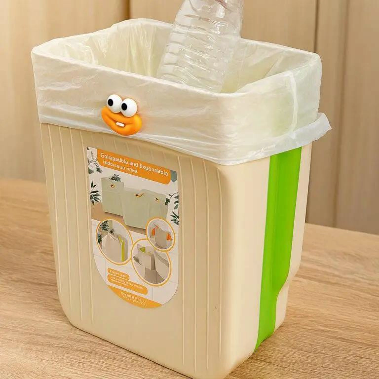 BASURERO PLEGABLE MULTIUSO RESISTENTE PARA HOGAR Y JARDIN - 3