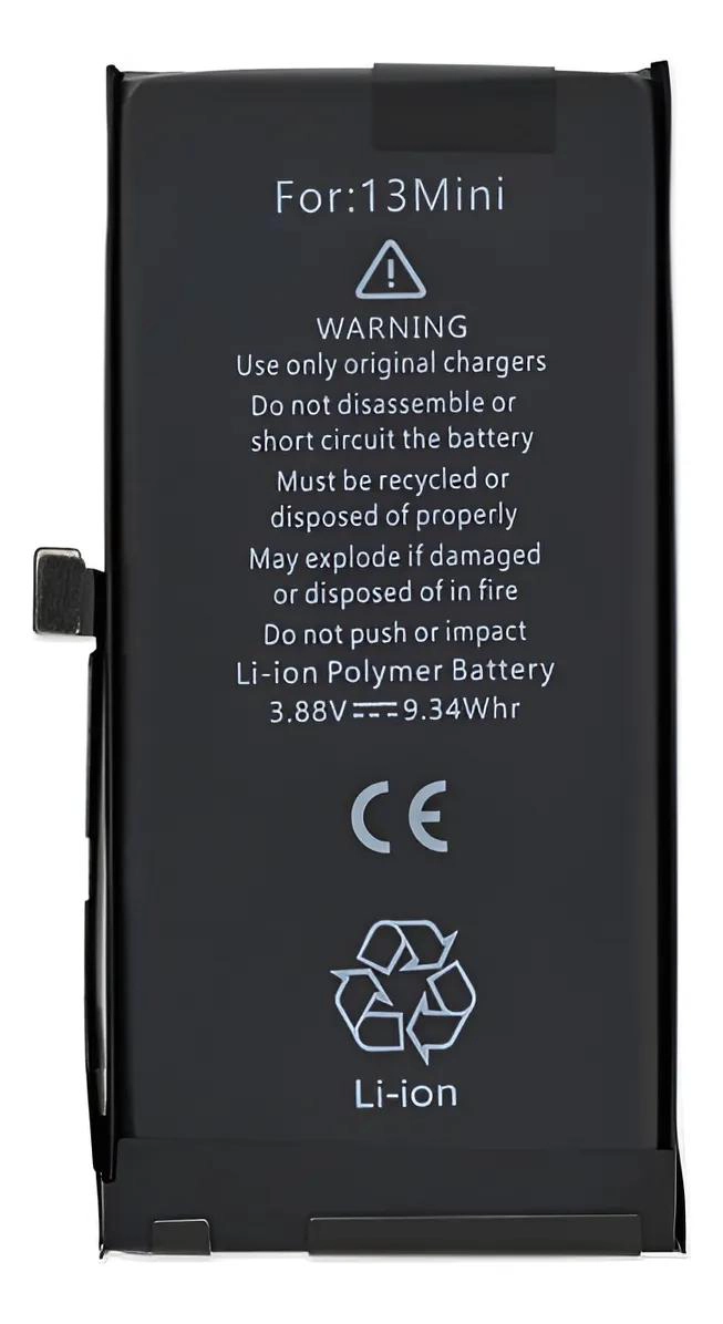 BATERIA DE REPUESTO CON ADHESIVO PARA IPHONE 13 MINI - 1
