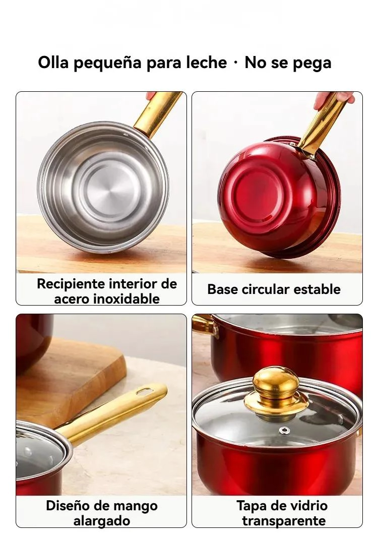JUEGO DE BATERIA DE COCINA DE 18 PIEZAS EN ACERO INOXIDABLE - 4