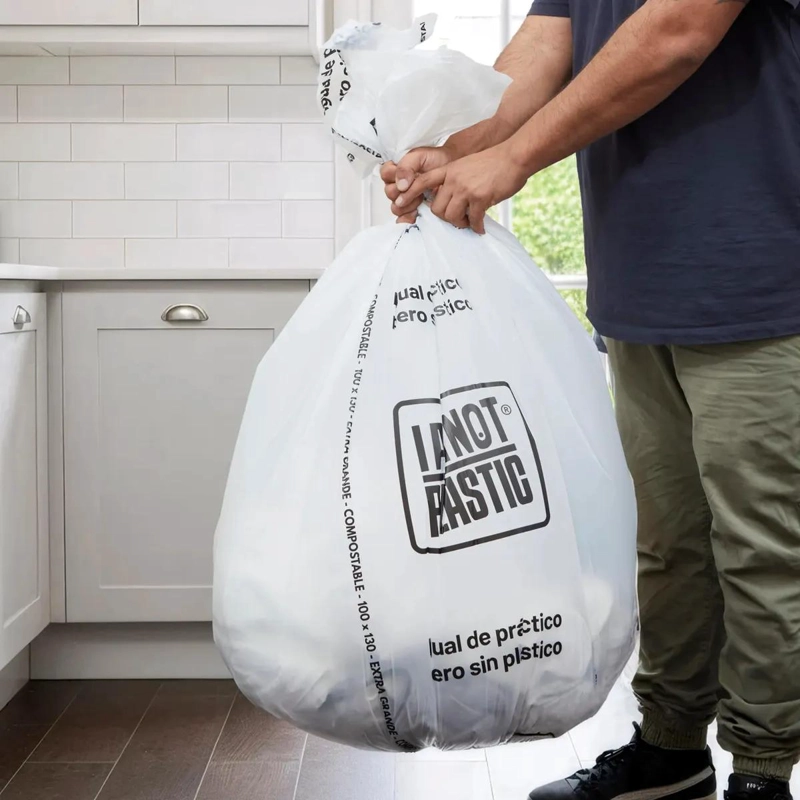 BOLSA DE BASURA BIODEGRADABLE 100X130 CM 10 UNIDADES - 4