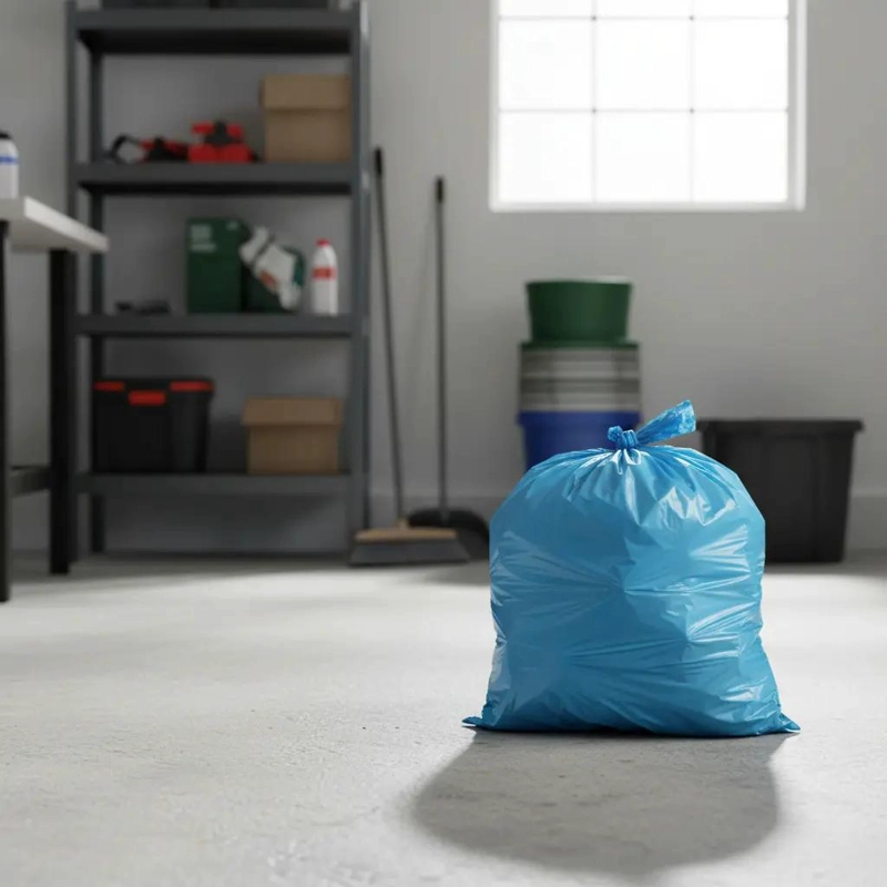 BOLSAS DE BASURA AZUL CARGA PESADA 140X160 CM PACK 10 UNIDADES - 5