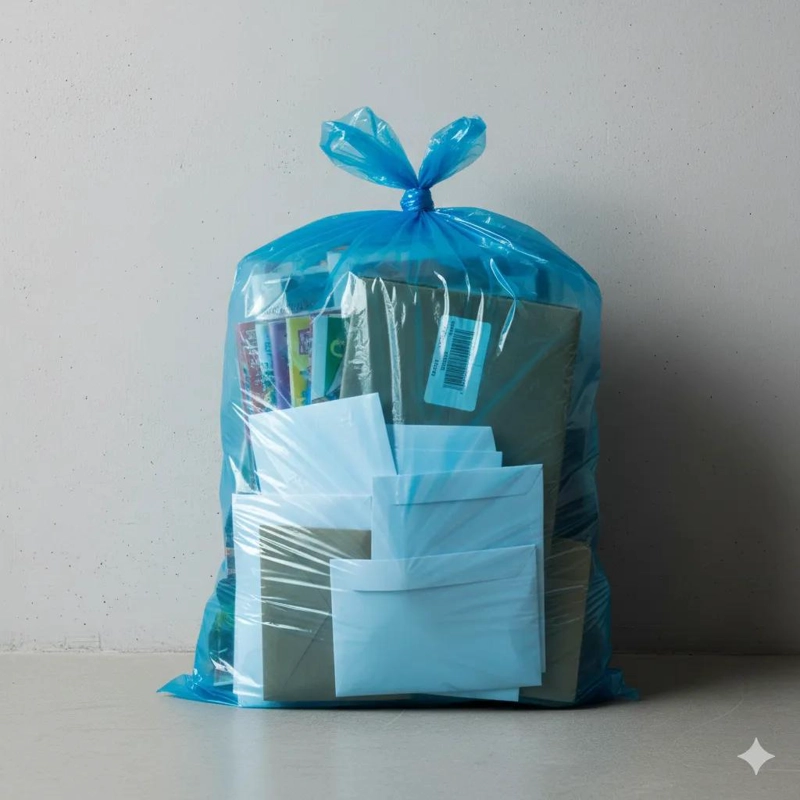 BOLSAS DE BASURA AZUL CARGA PESADA 140X160 CM PACK 10 UNIDADES - 9