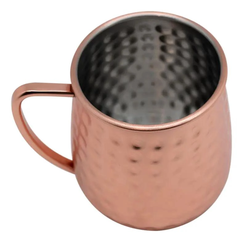 VASO DE COBRE PARA BEBIDAS FRIAS DE 600 ML - 3
