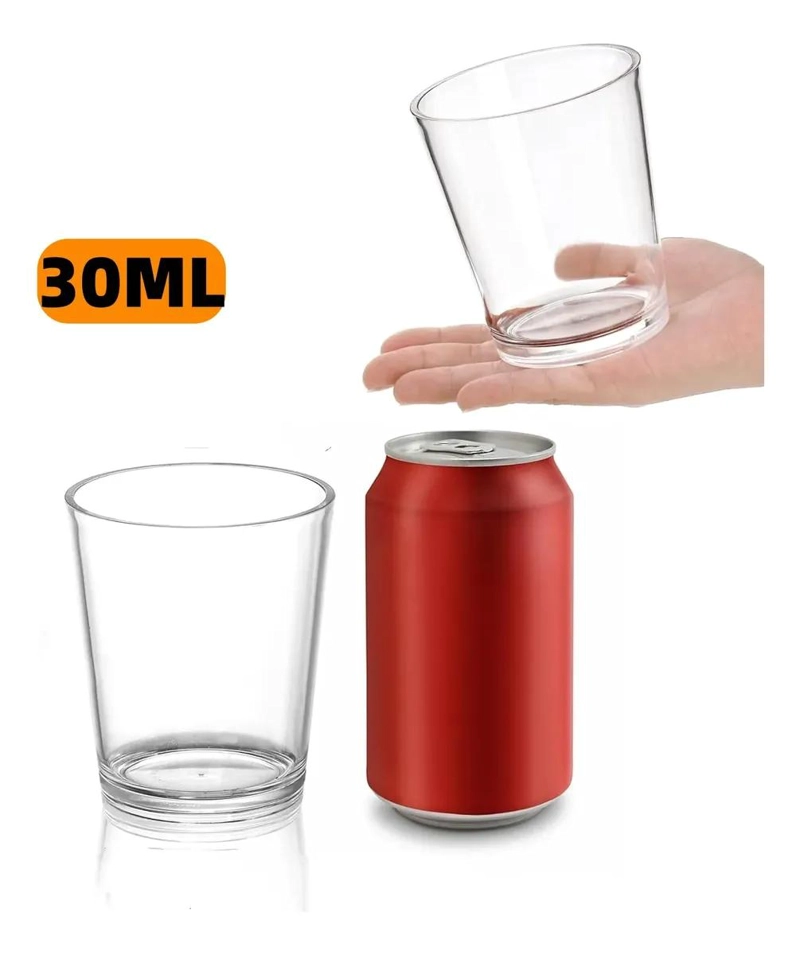 VASOS DE ACRILICO TRANSPARENTE PARA COCTELES Y BEBIDAS 300ML - 2