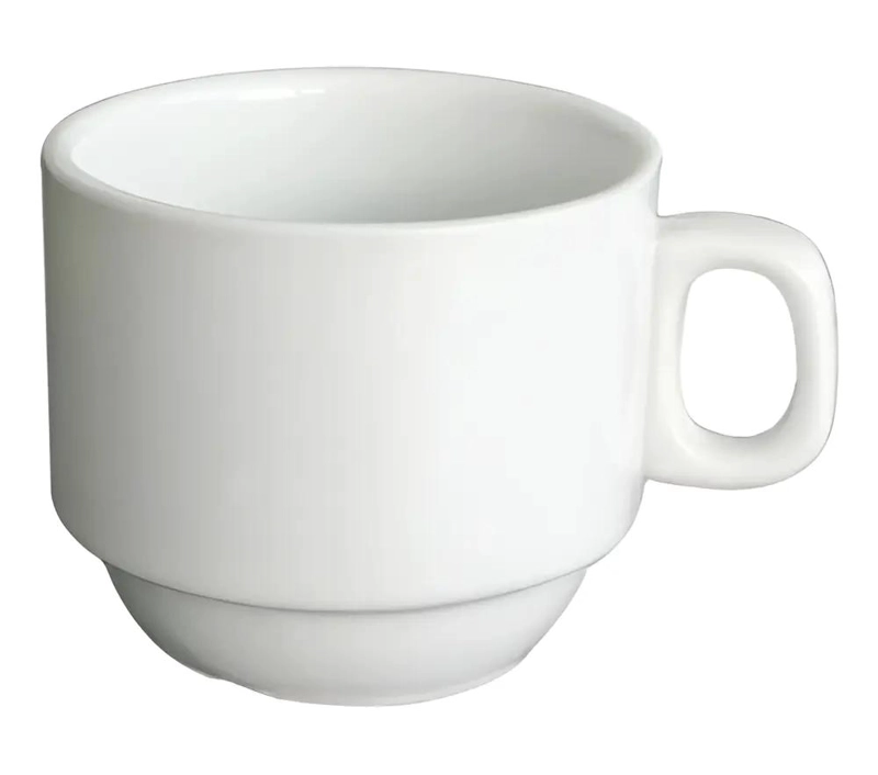 SET DE 6 TAZAS APILABLES PARA CAFE  Y TE  DE 200CC - 1