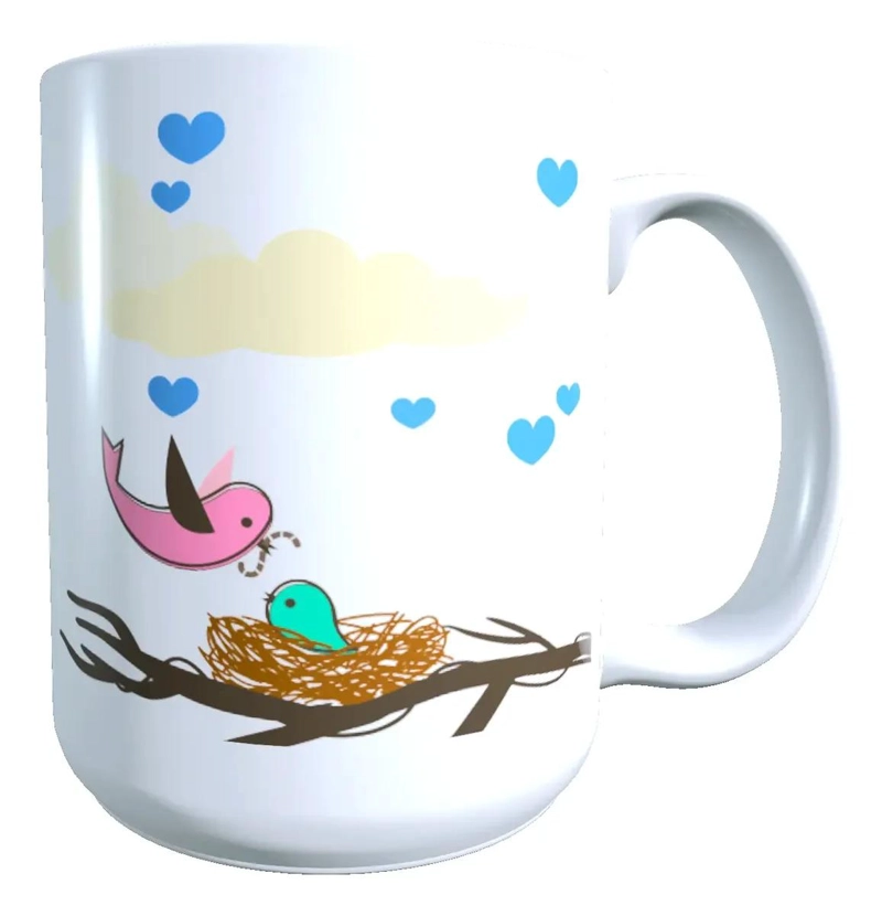TAZA GRANDE 15 ONZAS CON DISEÑO ESPECIAL PARA MAMA - 2