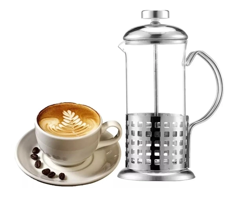 CAFETERA PRENSA FRANCESA ACERO INOXIDABLE 800ML - 2
