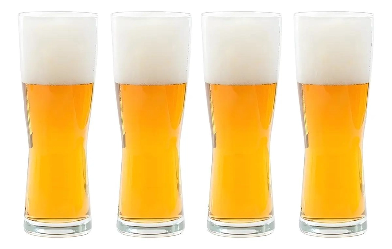 SET DE 4 VASOS CERVECEROS DE 391ML PARA DISFRUTAR - 1