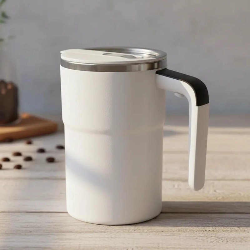 TAZA MUG ELE CTRICA AUTOMEZCLADORA RECARGABLE 300ML - 4