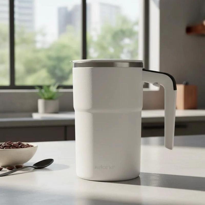 TAZA MUG ELE CTRICA AUTOMEZCLADORA RECARGABLE 300ML - 5
