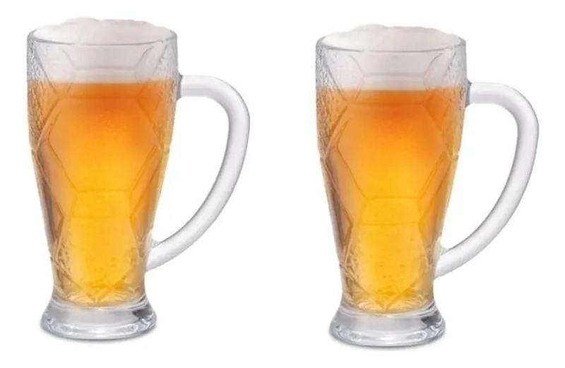 VASO CERVECERO DE VIDRIO 600ML PARA DISFRUTAR CERVEZAS - 2