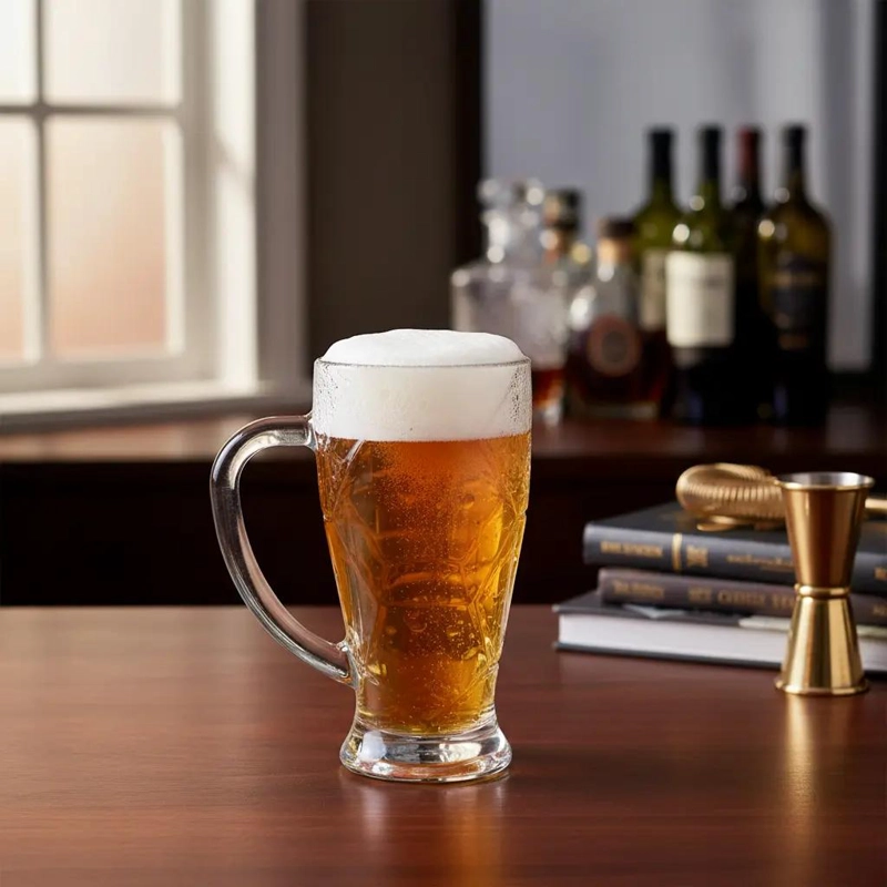 VASO CERVECERO DE VIDRIO 600ML PARA DISFRUTAR CERVEZAS - 3