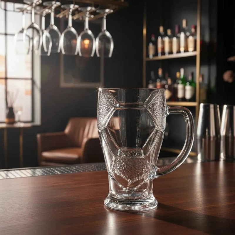 VASO CERVECERO DE VIDRIO 600ML PARA DISFRUTAR CERVEZAS - 4
