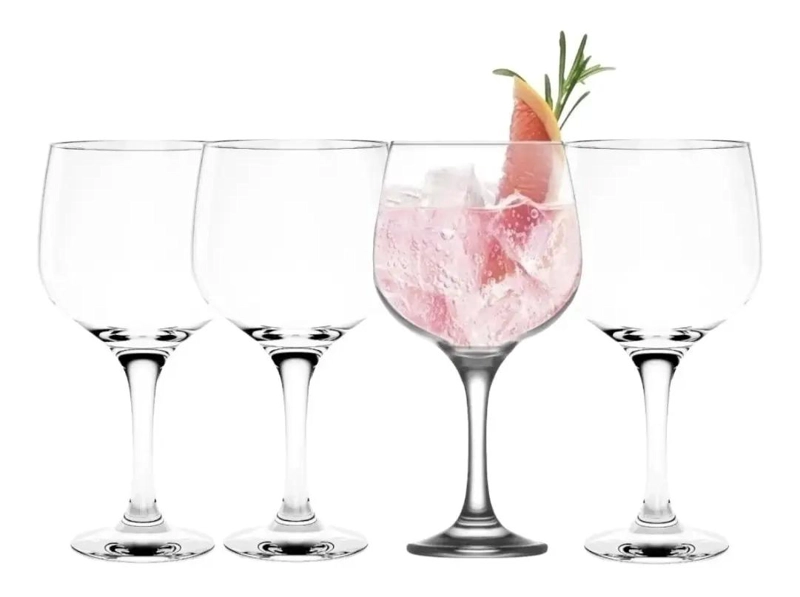 SET DE 4 COPAS DE VIDRIO PARA GIN DE 653 CC - 5