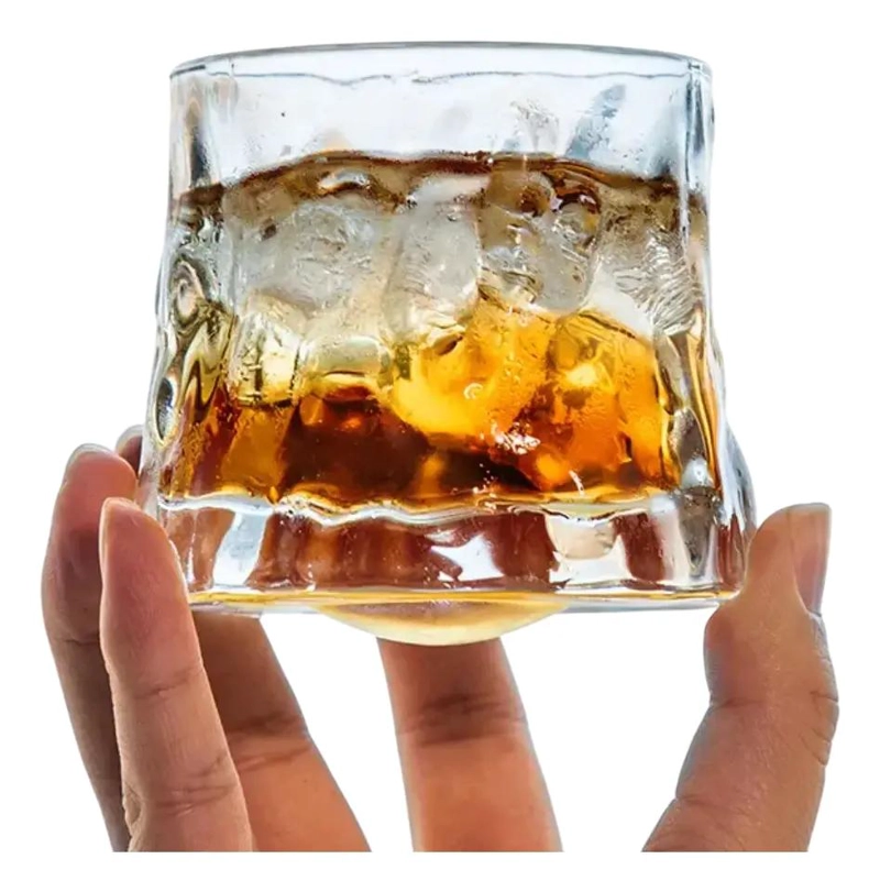 PACK DE 6 VASOS DE VIDRIO PARA COÑAC Y WHISKY 150ML - 1