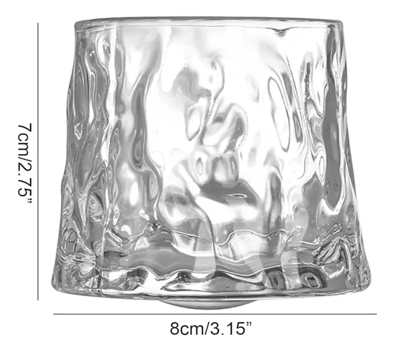 PACK DE 6 VASOS DE VIDRIO PARA COÑAC Y WHISKY 150ML - 3