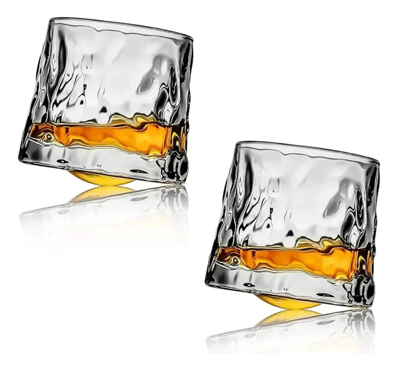 PACK DE 6 VASOS DE VIDRIO PARA COÑAC Y WHISKY 150ML - 4