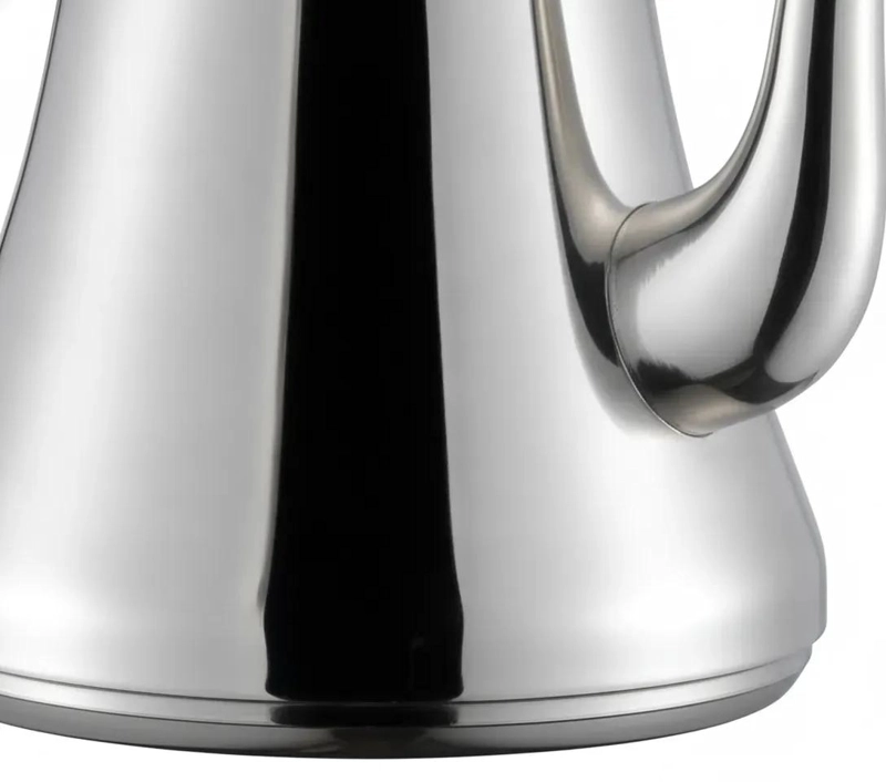 TETERA DE ACERO INOXIDABLE CON INFUSOR CUELLO CISNE 1 LITRO - 7