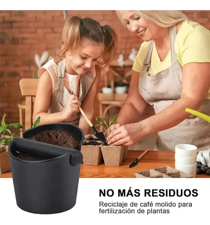 CONTENEDOR DE RESIDUOS DE CAFE  ACCESORIO PARA BARISTAS - 3