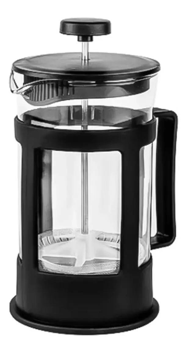 CAFETERA PRENSA FRANCESA DE VIDRIO 350ML PARA CAFE  Y TE - 3