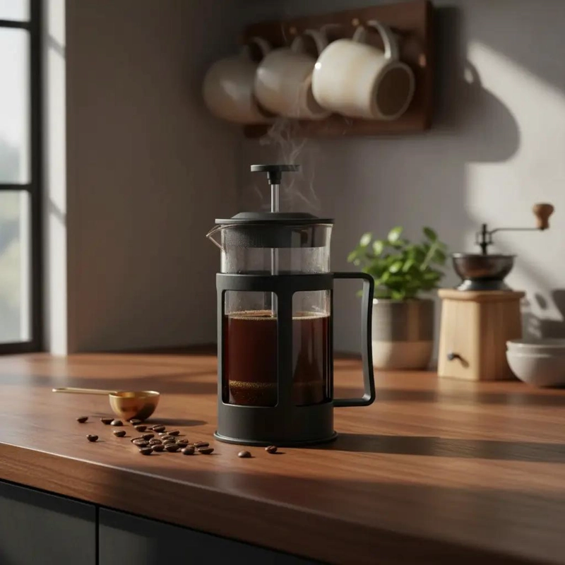 TETERA PRENSA FRANCESA DE VIDRIO 600 ML PARA INFUSIONES - 2