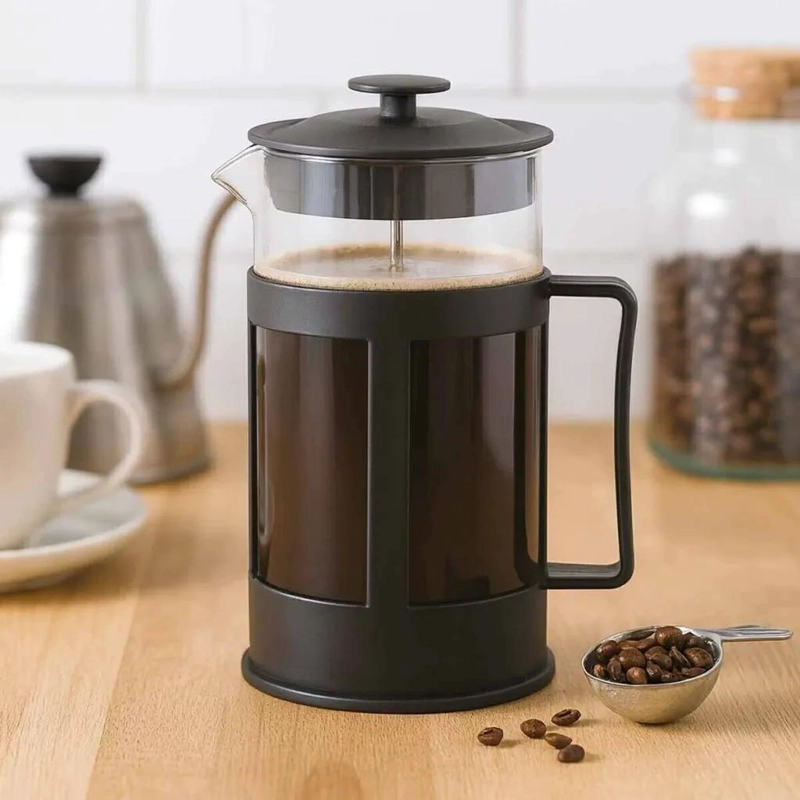 TETERA PRENSA FRANCESA DE VIDRIO 600 ML PARA INFUSIONES - 4