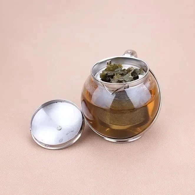HERVIDOR INFUSOR DE VIDRIO DE 500 ML CON DISEÑO ELEGANTE - 2